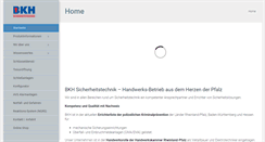 Desktop Screenshot of bkh-sicherheit.de